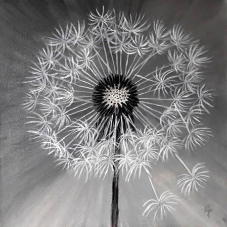 Pusteblume 2018 40cm x 40cm